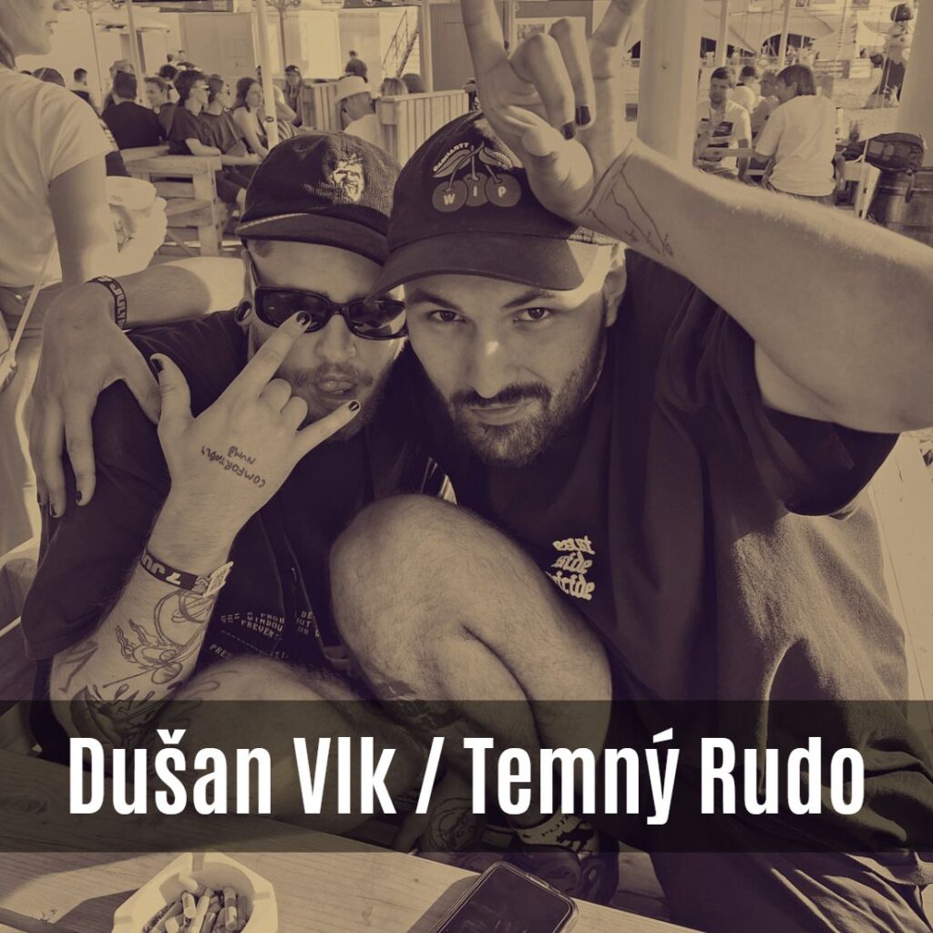 Dušan Vlk a Temný Rudo - podcast_ photo by: David MJRSK